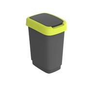 Rotho Twist 10L - Noir et Vert Lime