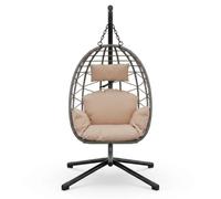 Rotin Synthétique Résistant Coussin Épais Hauteur Réglable Stable Et Élégant