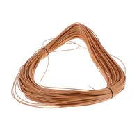 Rotin Synthétique Rond 2,5mm pour Réparation et Tressage de Paniers | Marron, Plastique Lisse et Flexible, 0,5kg par Lot, pour Anses et Corps de Panier
