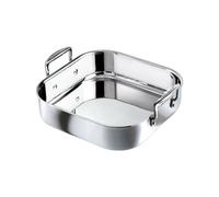 Le Creuset Plat à Rôtir Carré en Acier Inoxydable, 3-Ply, 26 x 26 cm, 96106026000000