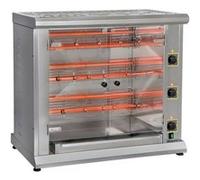 Rôtissoire Professionnelle 3 Broches à Gaz 12 Poulets Furnotel 1 G