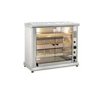 Rôtissoire Professionnelle Electrique à 2 Broches 8 Poulets