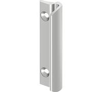 ROTO 355837 Poignée de porte de balcon en aluminium anodisé Argenté 74 mm