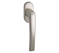 Roto Poignée de fenêtre Roto Line - Vis cachée - 7 x 35 mm - En aluminium anodisé champagne - Argenté