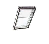 Roto Store occultant ZRV électrique Presque Complet - Rail de Guidage - Blanc - pour fenêtre de Toit - Série Designo R4/R7 et Classic 43/73 avec Taille 074/160-07/16 - Blanc