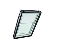 Roto Store Plissé Originale ZFA - Rail de Guidage Argent - Plissé pour Fenêtres de Toit de la Série Designo R4/R7 et Classic K 43/73 - Taille 114/140 | 11/14 - Couleur du tissu Blanc