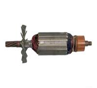 Rotor en cuivre à 8 dents pour machine de découpe en acier 240, moteur 355, arbre de 155 mm, pièce de rechange pour meulage efficace, usage industriel, argent 19,8 cm