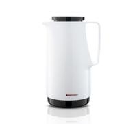 ROTPUNKT 760-01-00-0 760 Carafe Isotherme Acier Inoxydable/Plastique Blanc Neige 20 x 10 x 10 cm 1 L