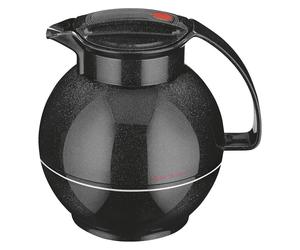 Rotpunkt Pichet isotherme 360 Sissy 1,0 l Bouchon rotatif double fonction Sans BPA - Boire sainement Made i, Carafe isotherme, Noir