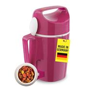 Mug Isotherme - Rotpunkt Dirk 850 - Large ouverture - Boîte repas Avec cuillère - Garde au Chaud 12h - Pitaya