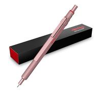 rOtring 600 Portemine | Mine HB0,5 mm | Portemine entièrement métallique | Or Rose | Prise crantée antidérapante et corps hexagonal