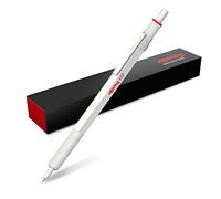 rOtring 600 stylo bille | pointe moyenne | encre noire | corps blanc perle | rechargeable