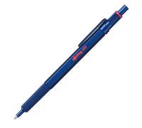 rOtring 600 stylo bille | pointe moyenne | encre noire | corps bleu | rechargeable