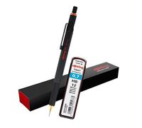 rOtring 800 Porte-mines 0,7 mm 1904446 - Noir avec mines Tikky supplémentaires, HB - 0,7 mm