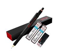 rOtring 800+ Porte-mines et stylet pour écran tactile | Porte-mine HB 0,7 mm à visser | 2 x 12 mines HB 0,7 m | Gomme B20
