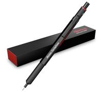 rOtring Lot de 600 porte-mines - Boîtier en métal - Avec gravure personnalisée - Porte-mine fine de qualité supérieure - Personnalisable - Idée cadeau pour homme et femme (noir)