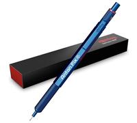rOtring Lot de 600 porte-mines - Boîtier en métal - Avec gravure personnalisée - Porte-mine fine de qualité supérieure - Personnalisable - Idée cadeau pour homme et femme (bleu)
