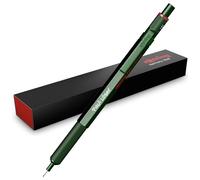 rOtring Lot de 600 porte-mines - Boîtier en métal - Avec gravure personnalisée - Porte-mine fine de qualité supérieure - Personnalisable - Idée cadeau pour homme et femme (vert)