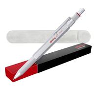 rOtring Lot de 600 stylos et porte-mines multicolores 3 en 1 | Noir et rouge | 1 pointe de crayon (0,5 mm) | Étui en velours