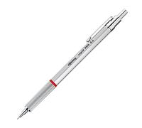 rOtring PRO Portemine mécanique rétractable | 0,5 mm | argent chromé