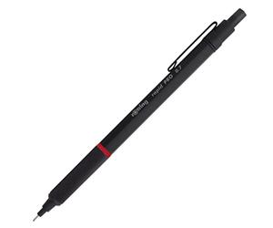 rOtring PRO Portemine mécanique rétractable | 0,7 mm | noir