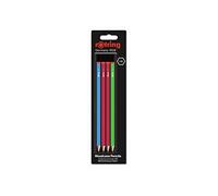 Lot De 4 Crayons Graphite - Hb - Scolaire - Dessin - Corps En Bois - Rotring