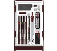 rOtring Set de dessin Master Isograph S0699420 – 3 stylos 0,10/0,30/0,50 mm + porte‑mine 0,5 mm