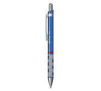 ROTRING Lot de 3 Stylos bille rétractable Tikky Grip Pointe Moyenne Bleu