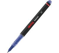rOtring stylo roller | Pointe fine (0,7 mm) pour une écriture fluide | Encre bleue | 12 unités