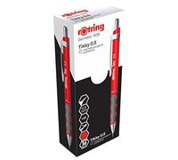 Rotring Tikky II Lot de 12 Portemine Calibré 0,35 mm Noir