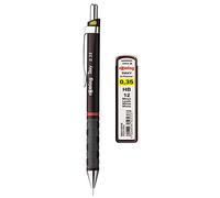 rOtring Tikky Porte-mine 0,35 mm + Tube de 12 mines HB