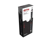 rOtring Tikky portemine à code couleurs | 1 mm | corps noir | boîte de 12