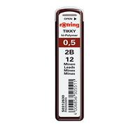rOtring Tikky Recharges pour porte-mine0,5 mm2Blot de 10 étuis (120 mines)