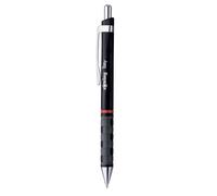 rOtring Tikky stylo bille léger avec grip en caoutchouc, corps noir