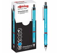 rOtring Visuclick portemine | 0,7 mm | Mine 2B | Corps bleu vif | Boîte de 12