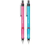 rOtring Visuclick portemine - 0,7 mm - lot de 2 - avec 24 mines HB