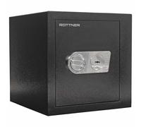 Rottner Monaco 45 DB Coffre-fort Noir Certifié Anti-effraction avec Serrure à Clé