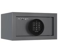 Rottner Praktik 17 EL S1, Min 15RU coffre-fort pour meuble métallique anthracite | Serrure électronique | 31 x 17 x 25 cm