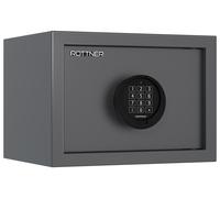 Rottner Praktik 25 S1, Min 15RU coffre-fort pour meuble métallique anthracite | Serrure électronique | 35 x 25 x 28 cm