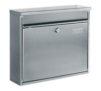 Rottner ROTTNER Boîte aux lettres Hochhaus II avec serrure à cylindre acier inoxydable mat brossé Quantité:1