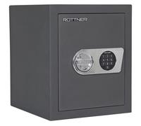 Rottner Toscana 50 Coffre-Fort Anthracite Certifié Anti-effraction à Serrure Électronique