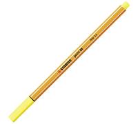 ROTULADOR ESCRITURA PUNTA FINA 0.4MM POINT88 COLOR - AMARILLO LIMON 24