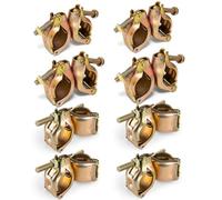 Rotule de Montage Rotative 8 Pièces, Bride de Potence pour Tuyau de 42-48 mm de Diamètre Extérieur, Pinces de Potence Rotatives 360° avec Écrou à Collerette pour Fixation de Potences & Tiges d'ancrage