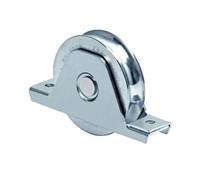 Roue 1 roulement à support intérieur à gorge V 80mm charge de 160kg - COMUNELLO - 335V-80