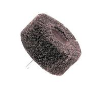 Tivoly Roue mousse abrasive pour perceuse-visseuse Ø100 x 45 mm grain 80 tige 6 mm corindon