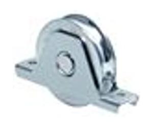 Roue 2 roulements à support intérieur à gorge V 100mm - COMUNELLO - 336V-100 Noir G