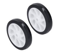 Roue 6 Pouces pour Compresseur d'Air - Pièce de Rechange Universelle avec Montage Facile et Roues Pivotantes en Caoutchouc pour Meilleure Mobilité, Accessoire pour Ateliers Professionnels