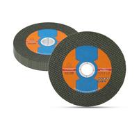 Roue à découper 10 pièces disque de coupe en acier inoxydable en métal ultra fin pour meuleuse d'angle meuleuse de scie 4 1/6 X 2/3 pouces corindon robuste renforcé de fibre de