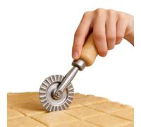 Roue À Découper Les Pâtes | Outil De Pâtisserie Avec Manche En Bois - Cutter Pour Croûte À D'un Diamètre De 3.8 Centimètres | Pour La Préparation De Pâtes À À Pizza Et À Biscuits