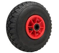 Roue à pompe pneumatique 300 x 4, jante en plastique 260 x 85 mm à 4 plis, roule